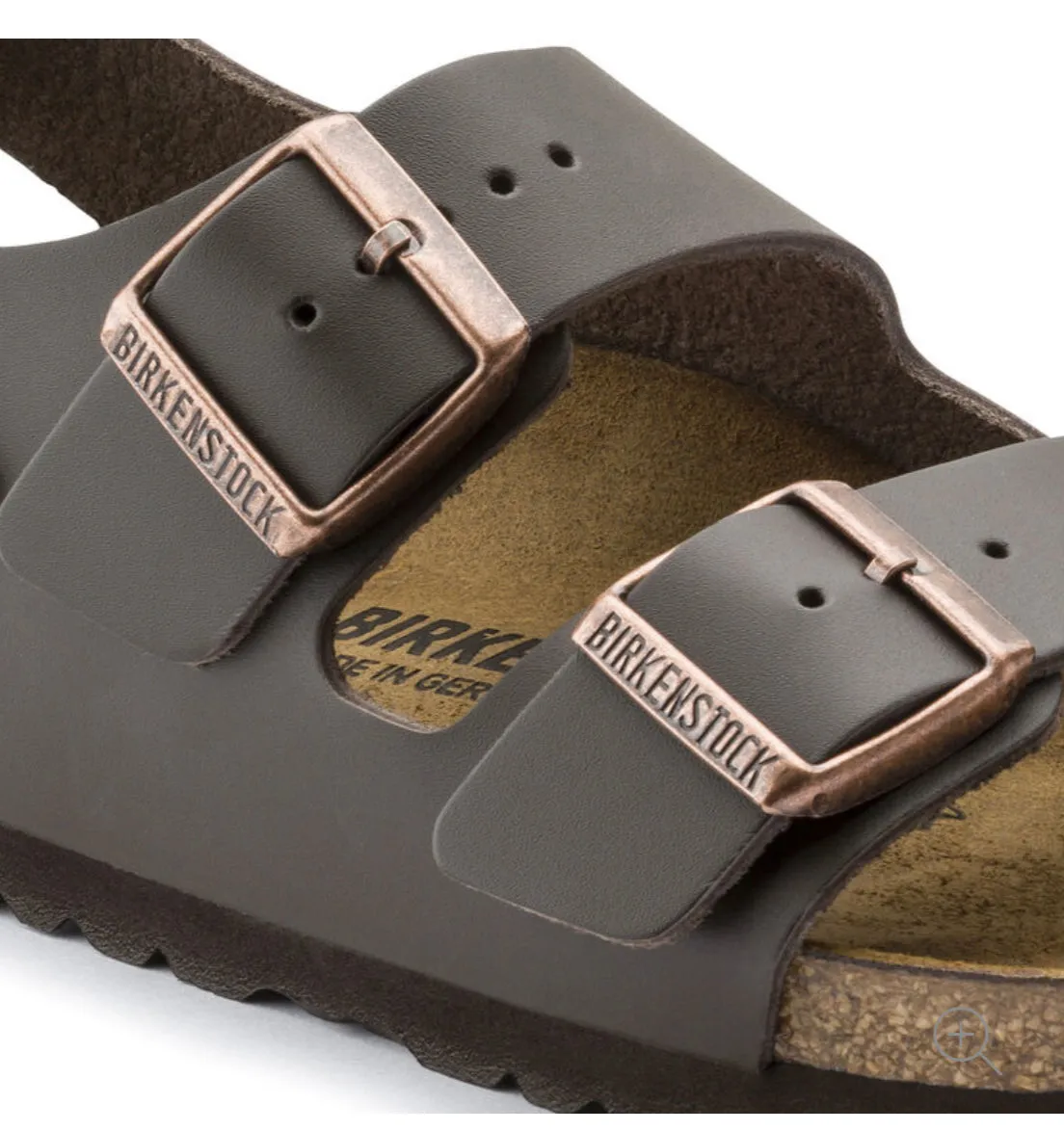 Birkenstock Milano Dark Brown Smooth Leather Made In Germany