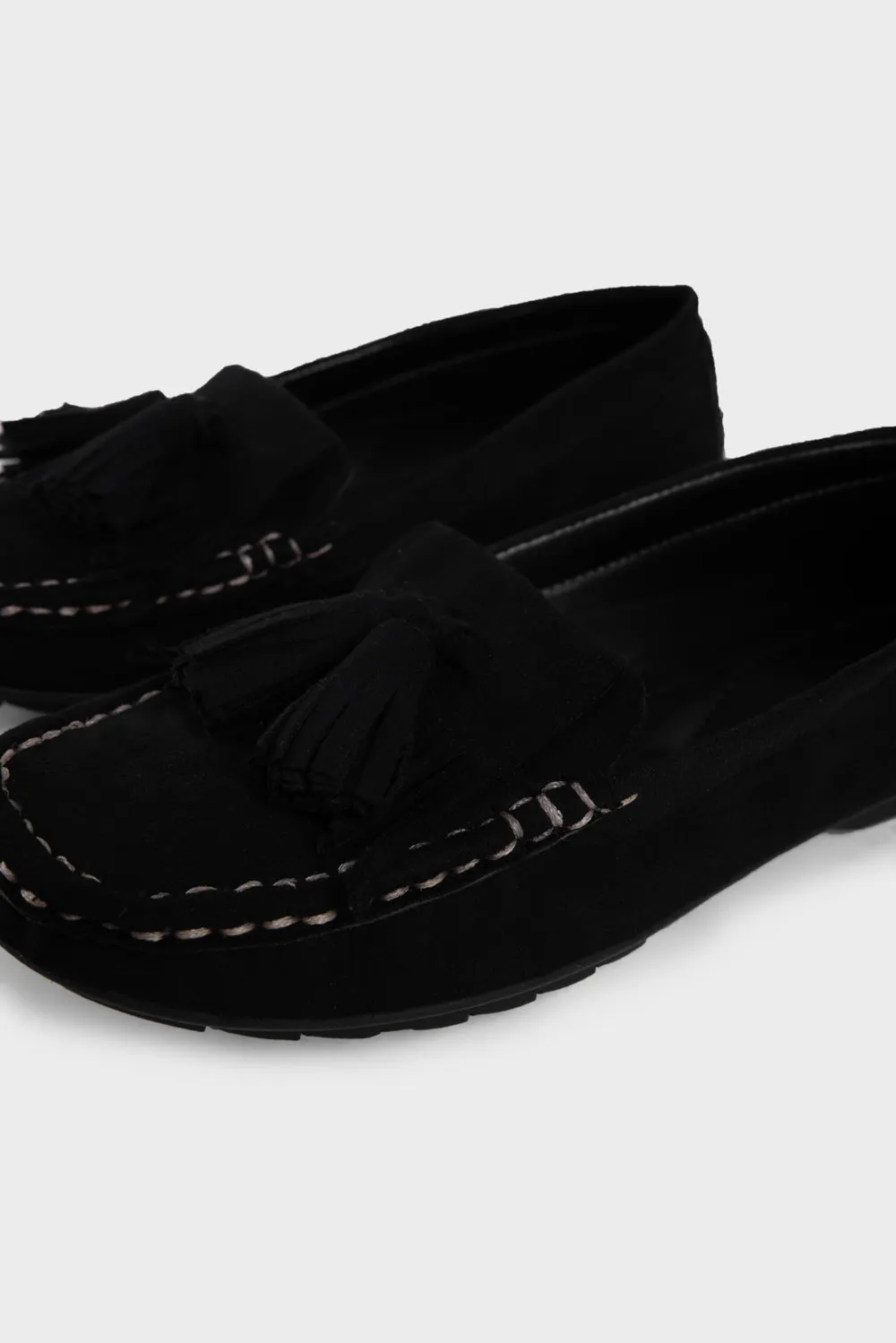Black Driving Mocs