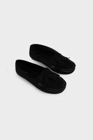 Black Driving Mocs