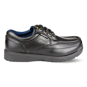 Boys Black Lace Up School Shoe