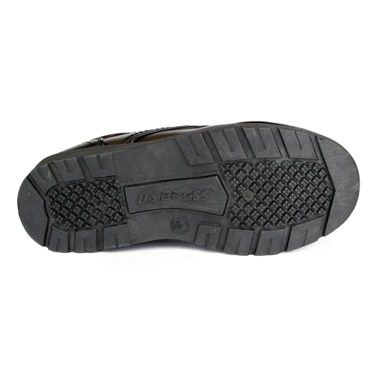 Boys Black Lace Up School Shoe