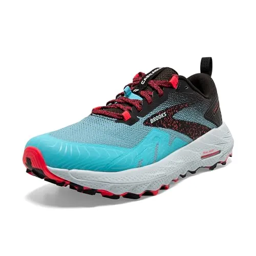Brooks Cascadia 17 Women's Trail Running Shoes, Bluefish/Black/Diva Pink