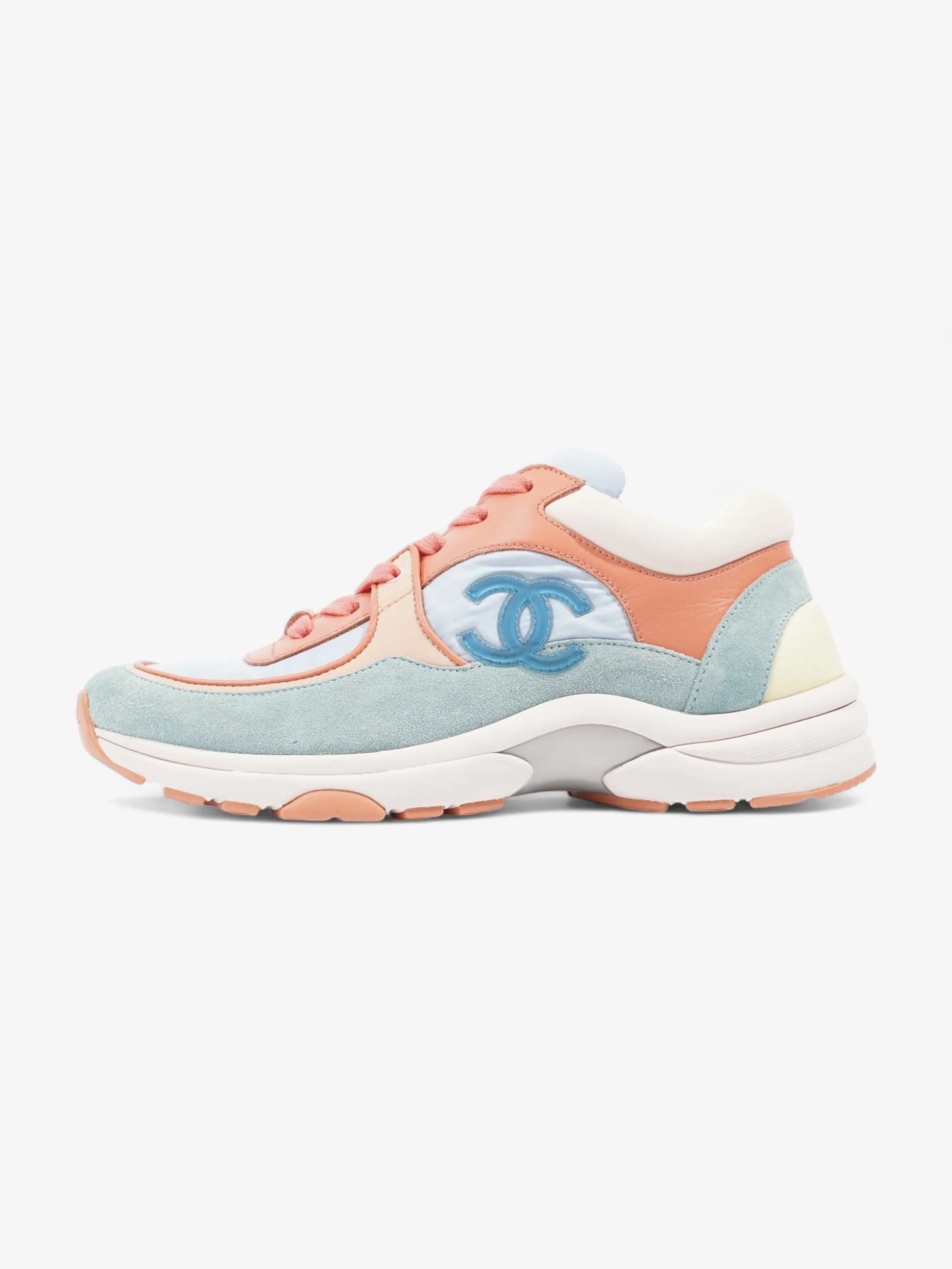 CC Runners  Light Blue / Orange Suede EU 36.5 UK 3.5