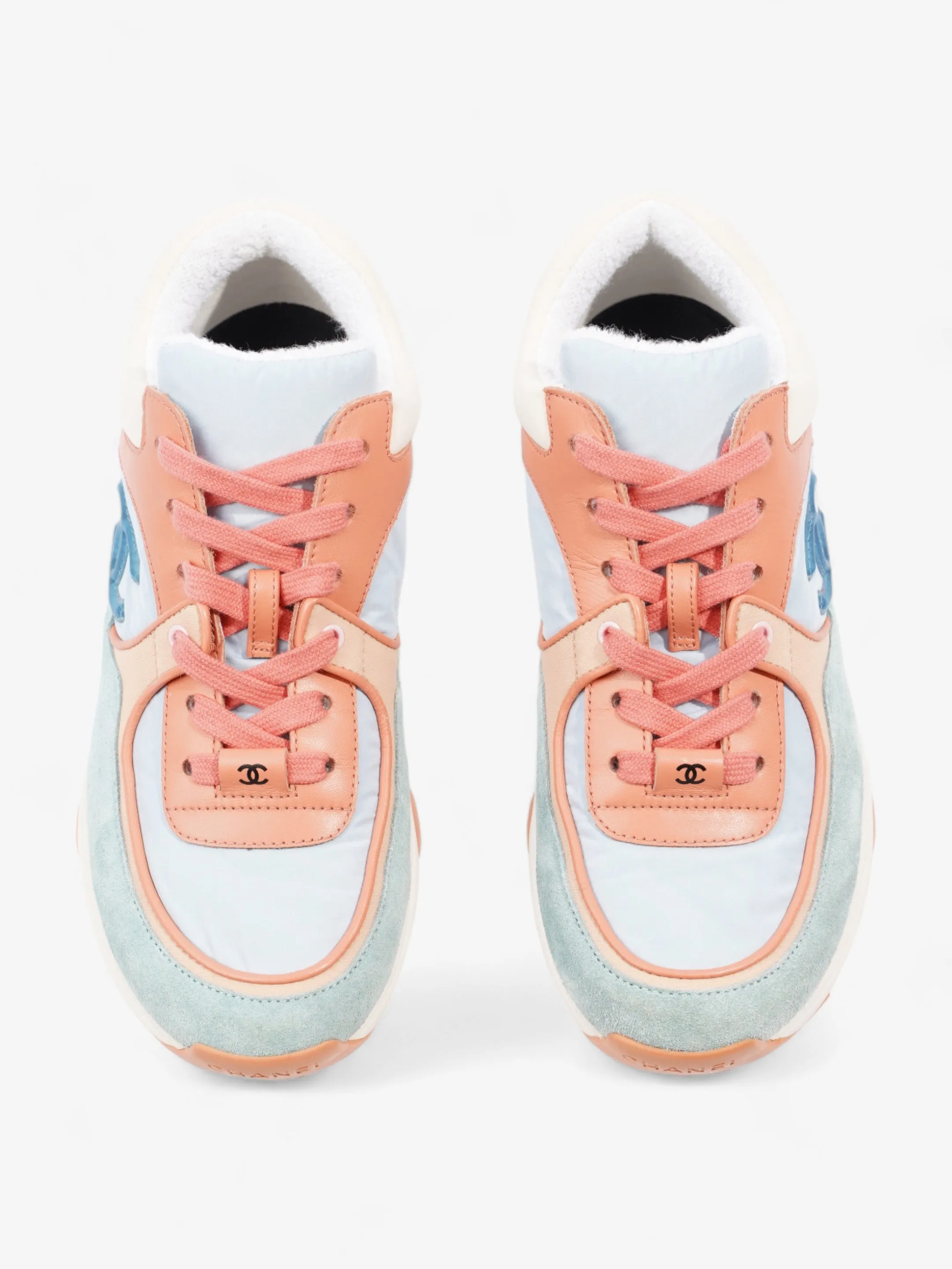 CC Runners  Light Blue / Orange Suede EU 36.5 UK 3.5