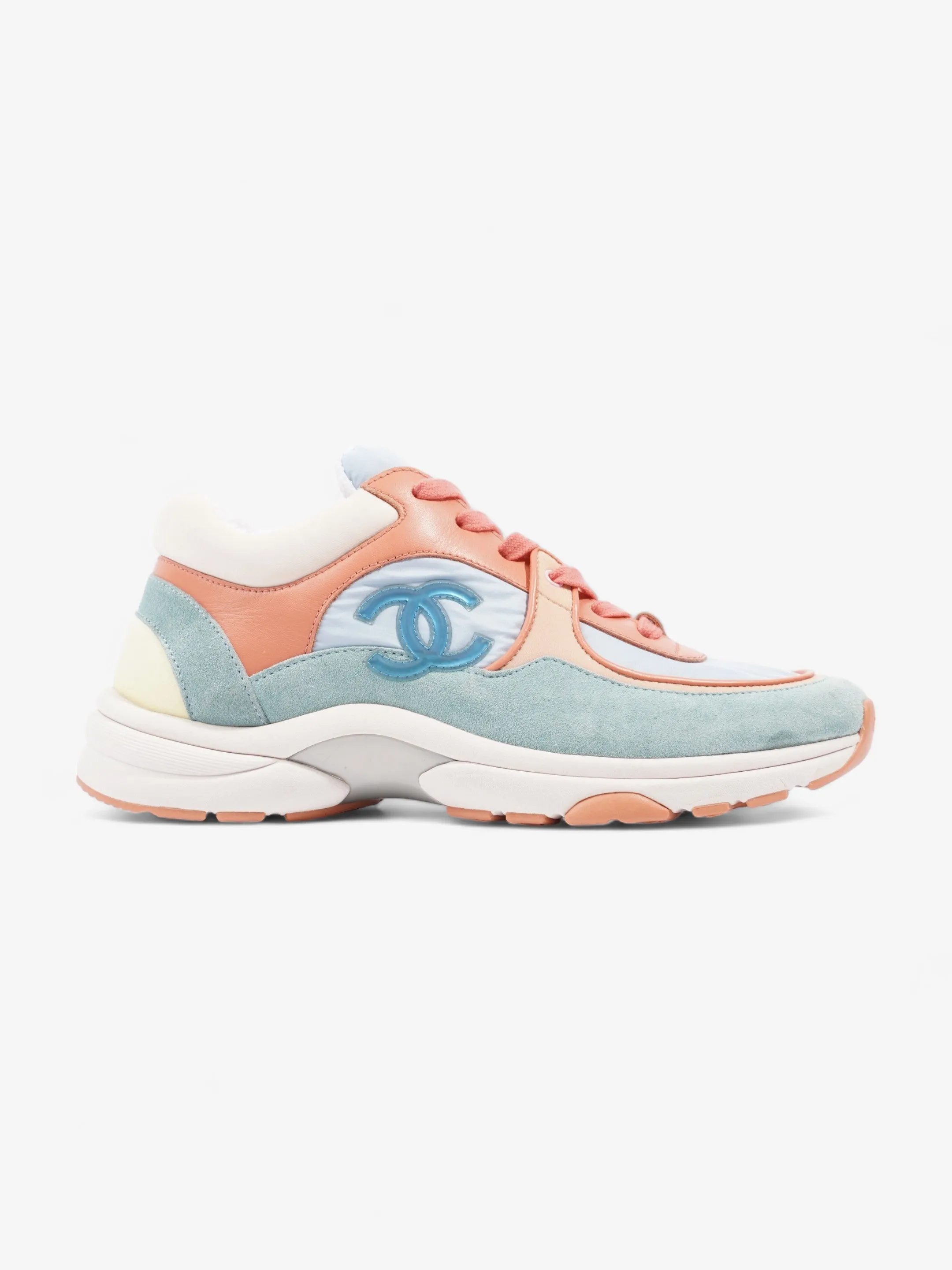 CC Runners  Light Blue / Orange Suede EU 36.5 UK 3.5