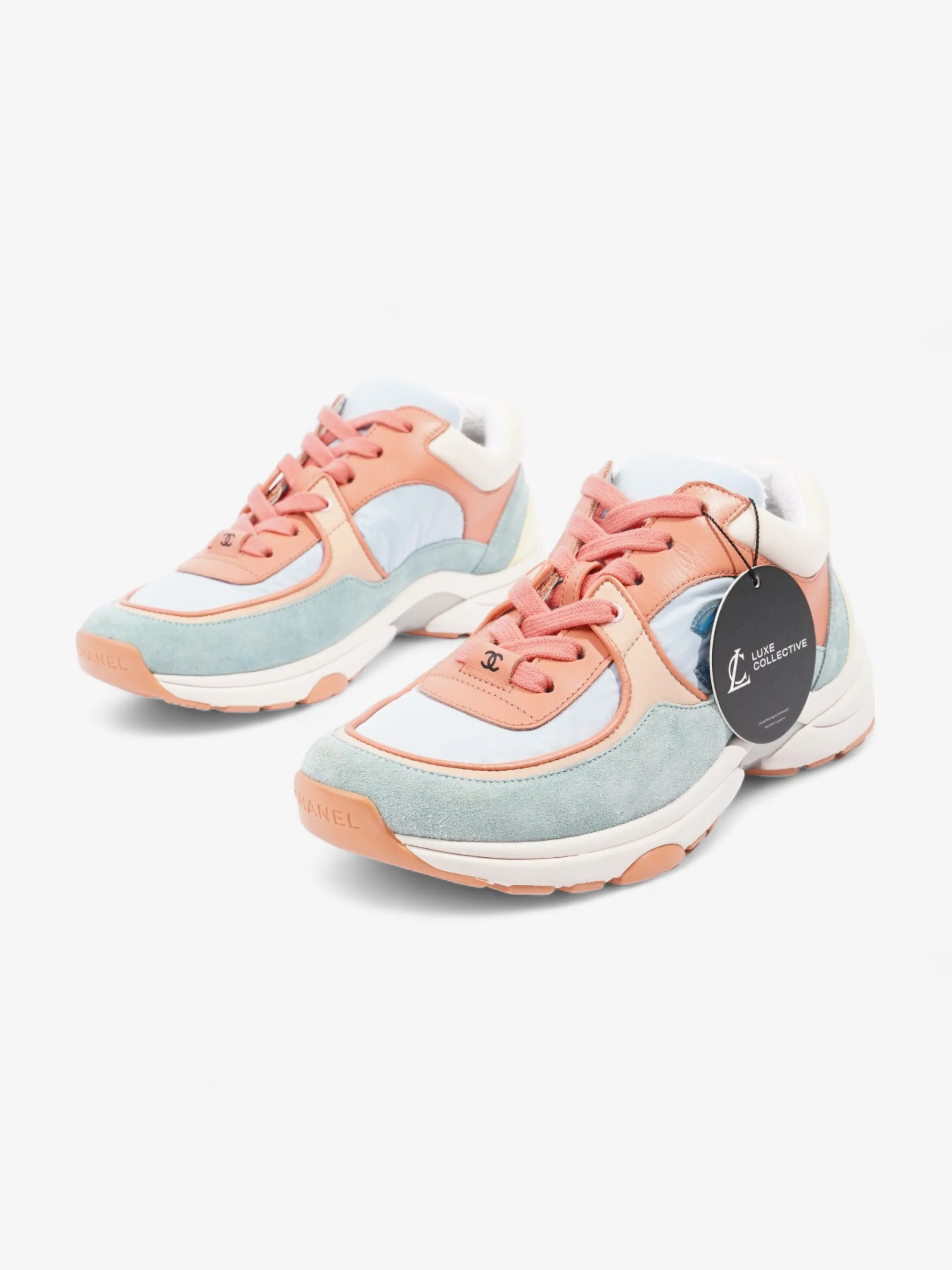 CC Runners  Light Blue / Orange Suede EU 36.5 UK 3.5