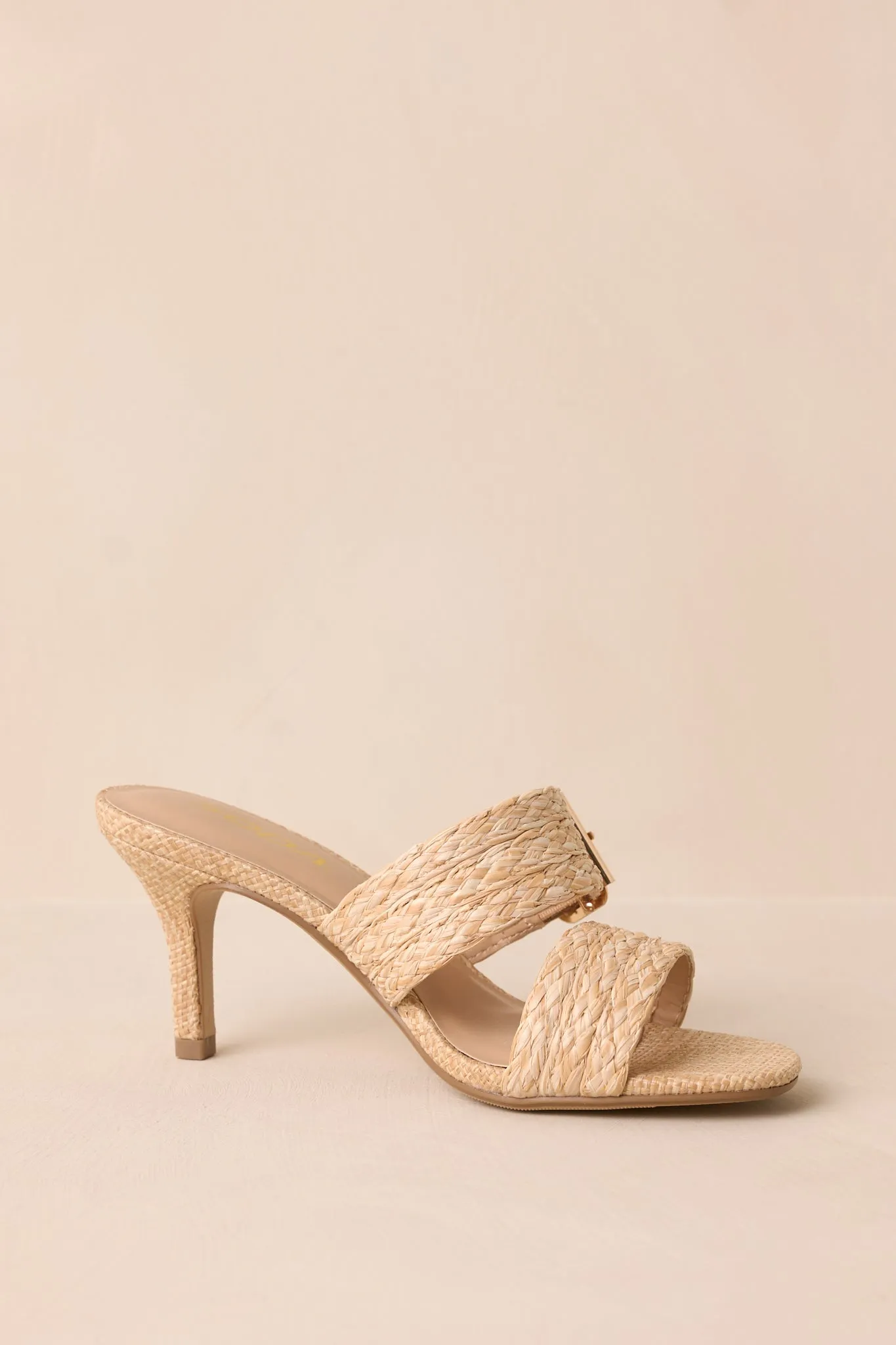 Dockside Dinner Natural Raffia Heels