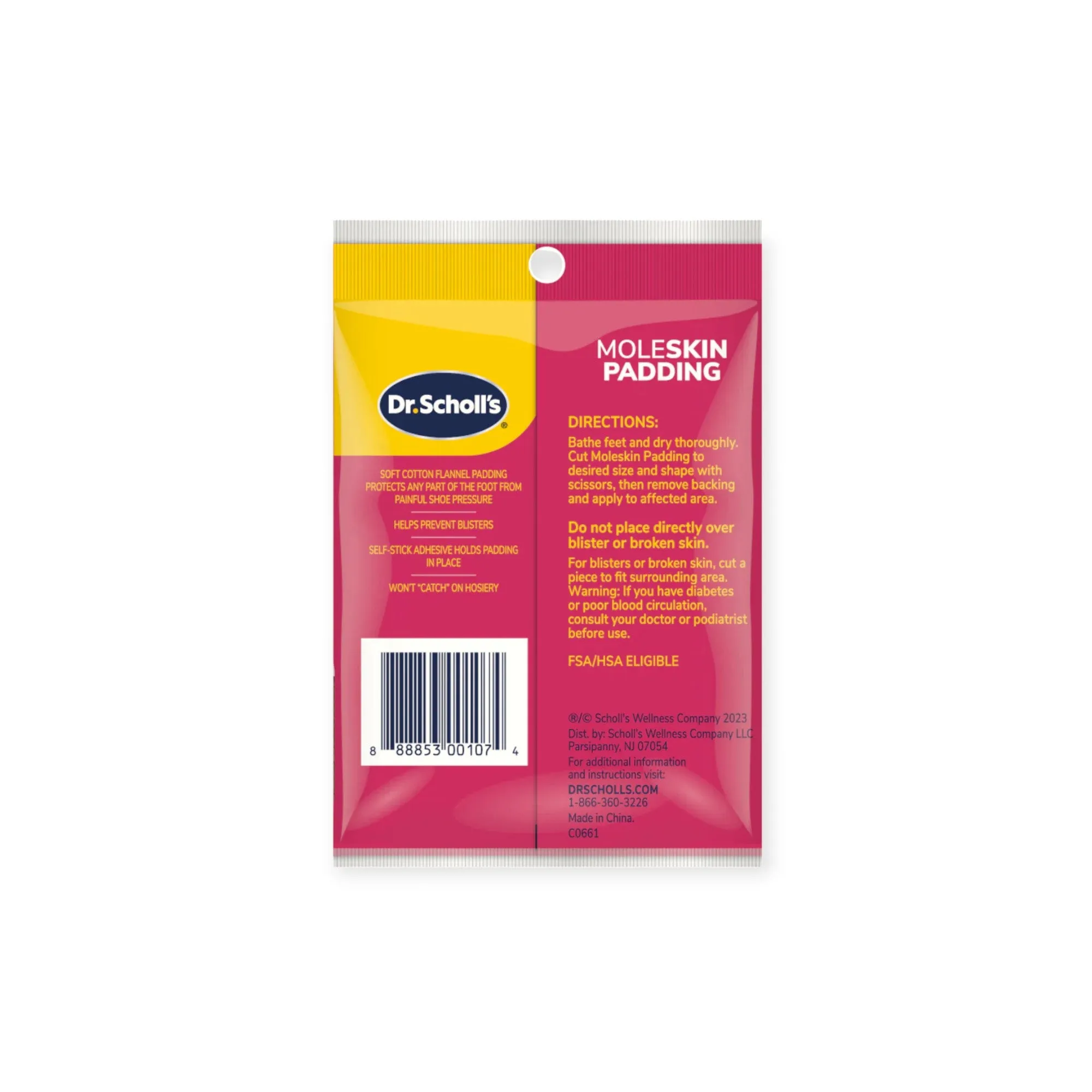 Dr Scholl's Moleskin Padding 3 Pack