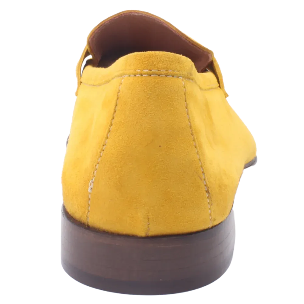 Men’s Suede Moccasin in Zafferano (MER8633)