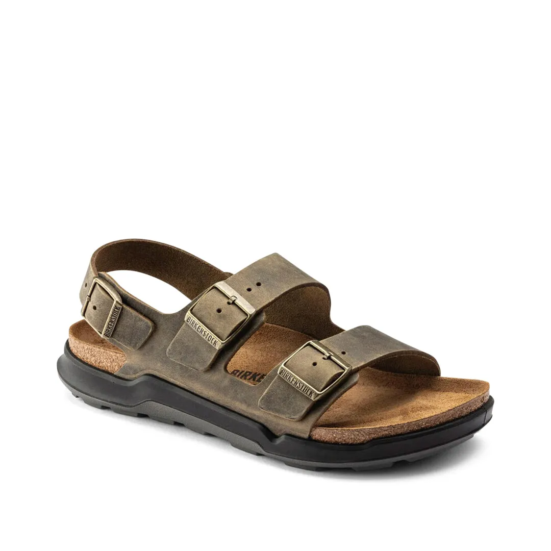 Milano CT Oiled Leather Faded Khaki