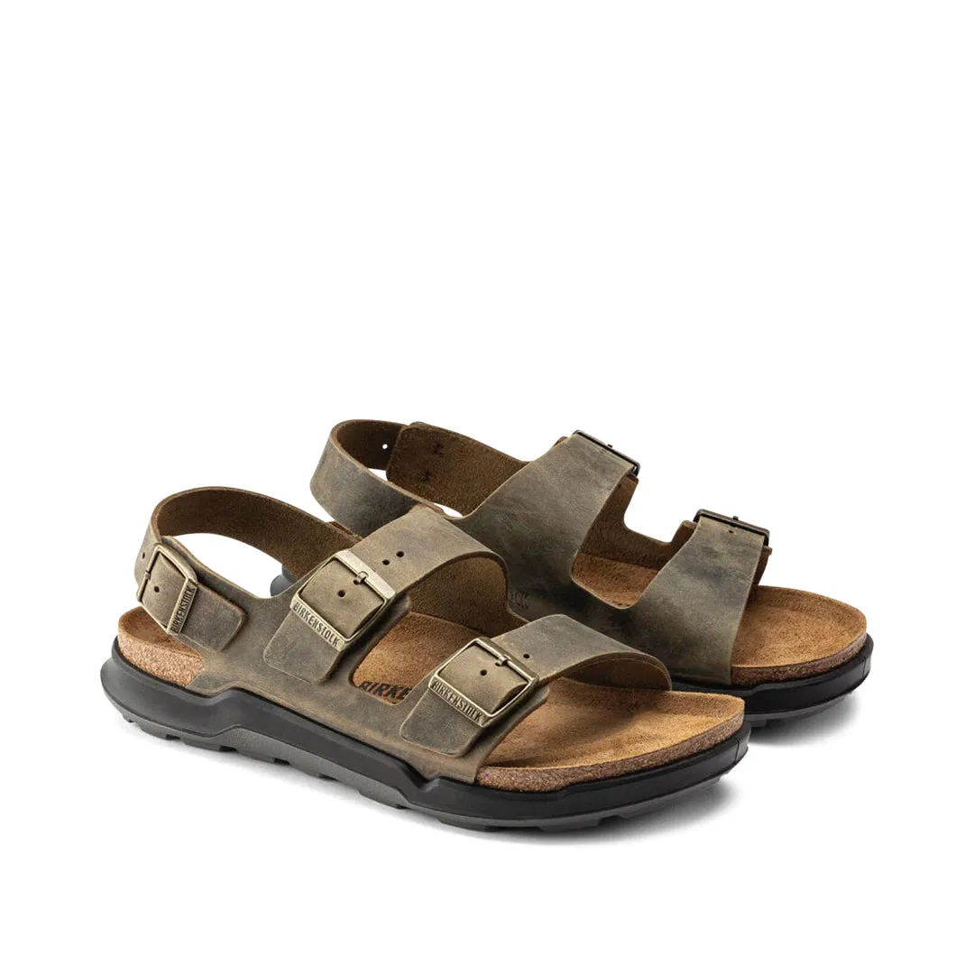Milano CT Oiled Leather Faded Khaki