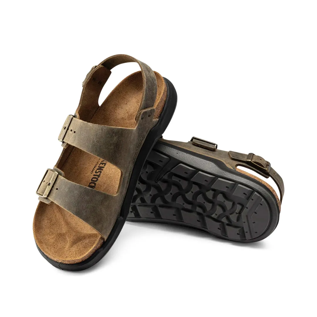 Milano CT Oiled Leather Faded Khaki