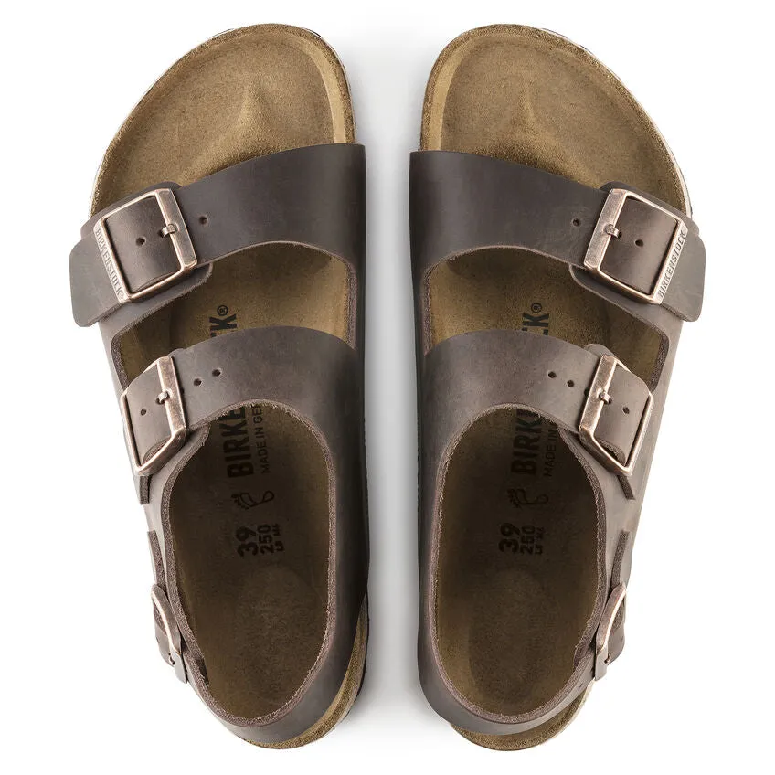 Milano - Habana Natural Leather||Milano - Cuir huilé habane