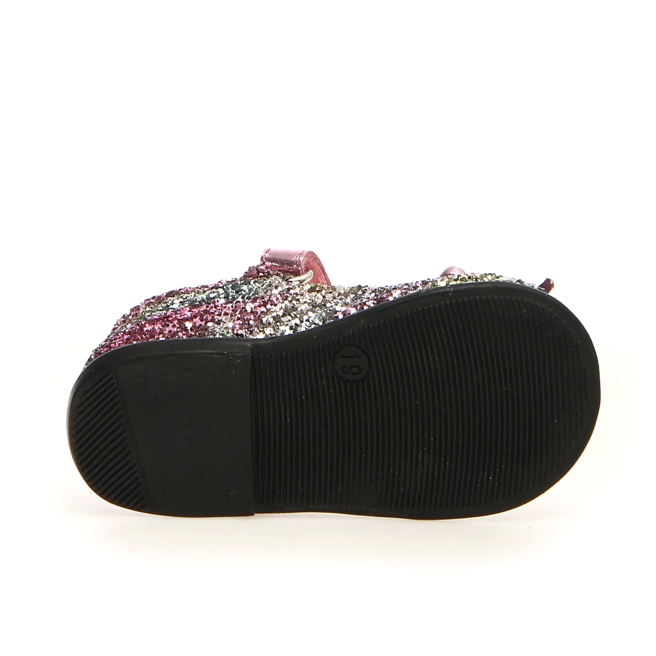 Naturino Girl's Ballet Glitter Shaded Shoes, Multicolor