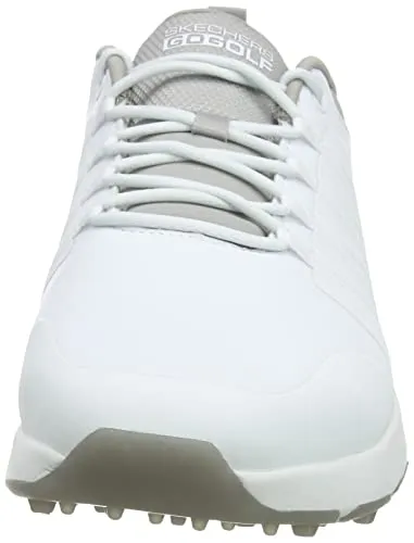 Skechers mens Elite 4 Waterproof Golf Shoe, White/Gray Victory, 9.5 US