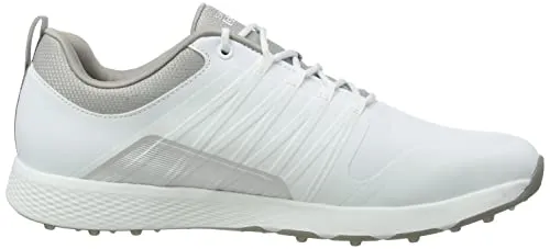 Skechers mens Elite 4 Waterproof Golf Shoe, White/Gray Victory, 9.5 US