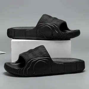 Thick Bottom Platform Slippers: Non-Slip Trendy Bathroom Slides, Female Mule Flip Flops Sandals