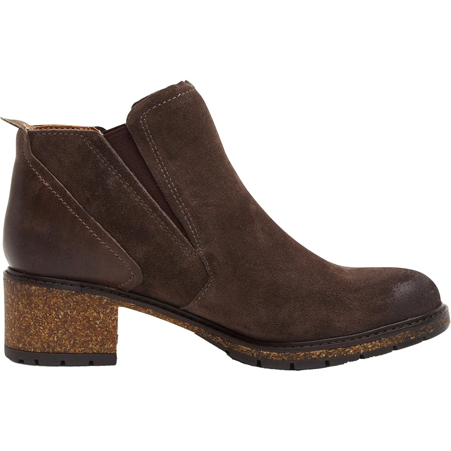 Women's Aetrex Frankie Brown Suede/Leather