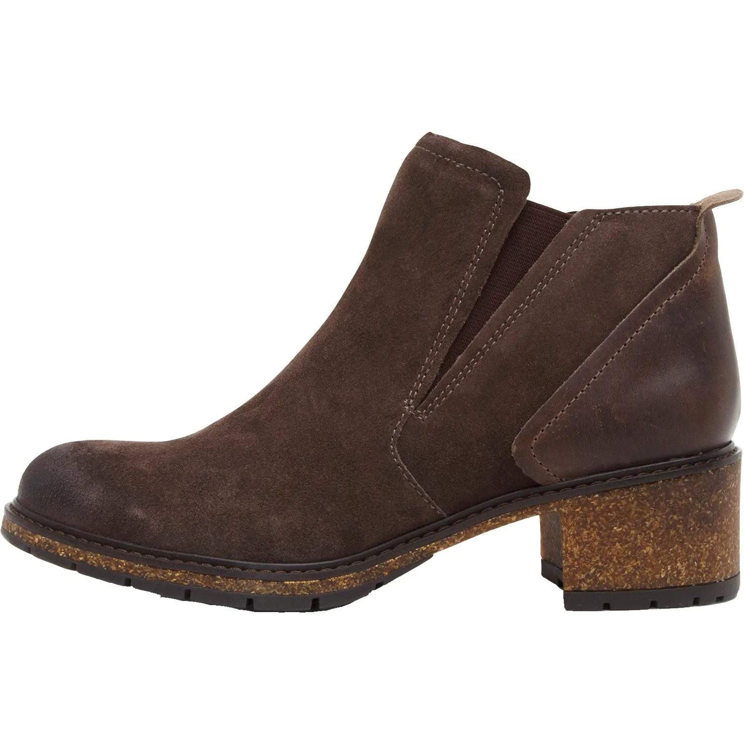 Women's Aetrex Frankie Brown Suede/Leather