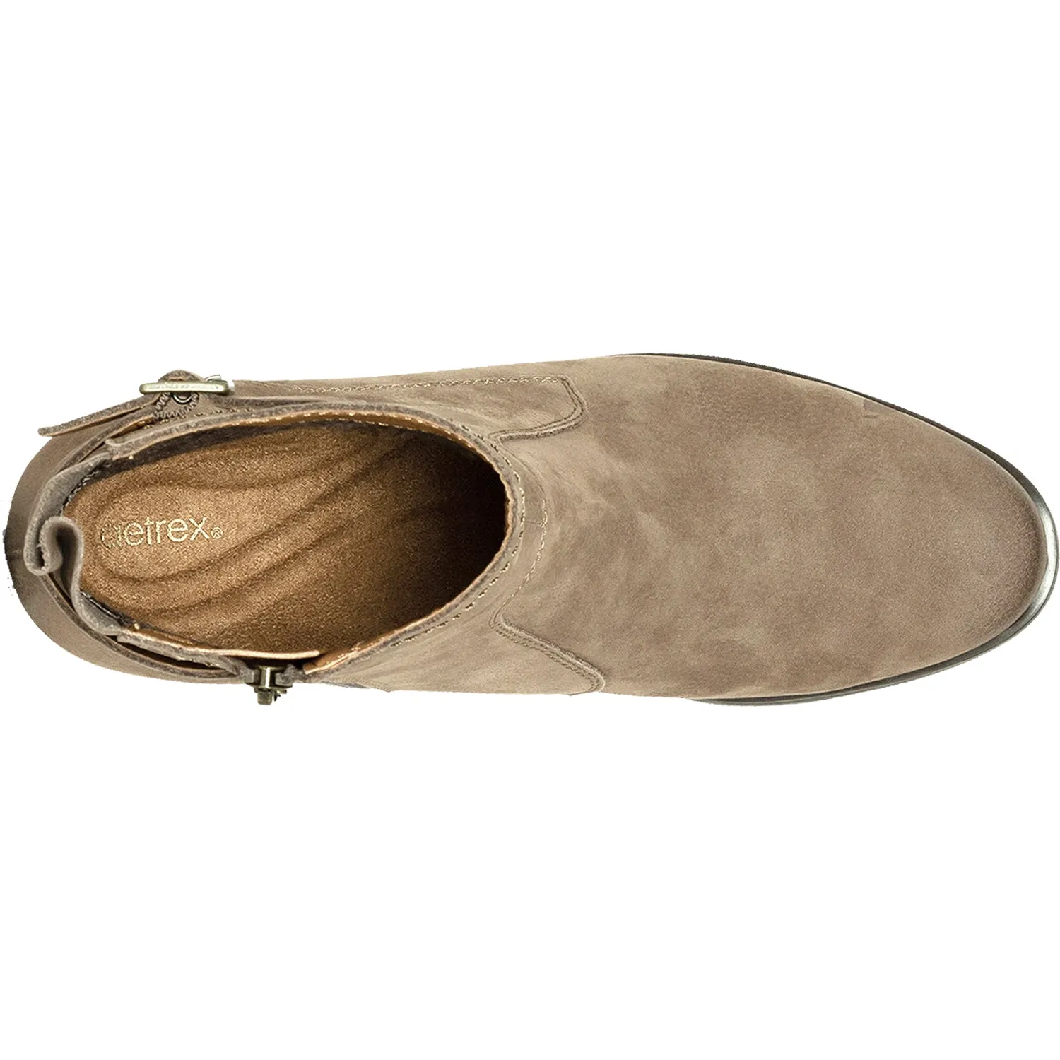Women's Aetrex Rubi Taupe Leather
